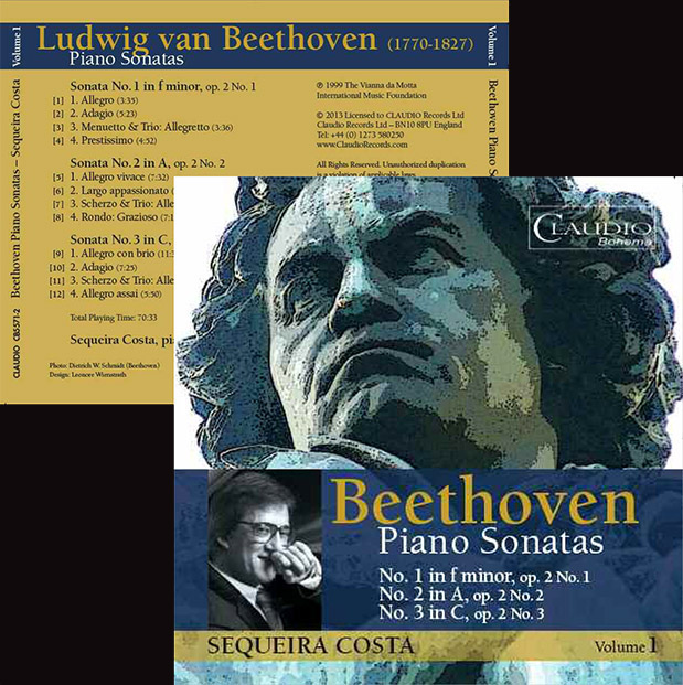 Beethoven Piano Sonatas/Sequeira Costa: Eva-Maria Hagen singt Brecht: Cover Art, Booklet, Traycard